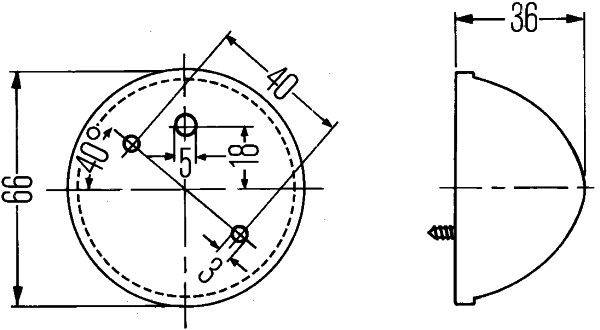 HELLA Positionsleuchte (2PF 001 650-001)