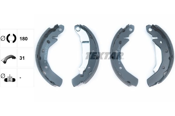 TEXTAR Bremsbackensatz (91054000)