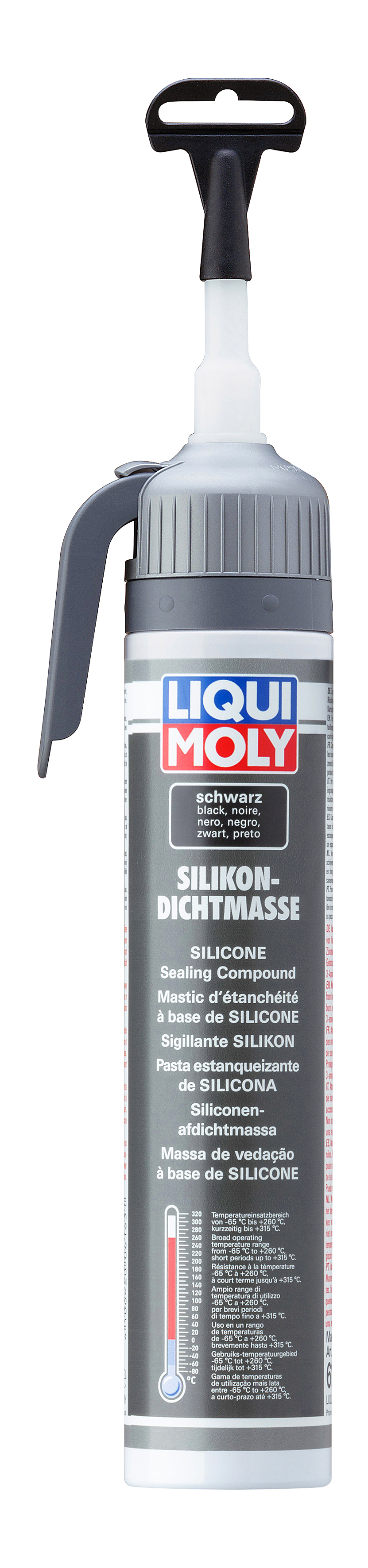 LIQUI MOLY Silikondichtmasse schwarz, 200 ml (6185)