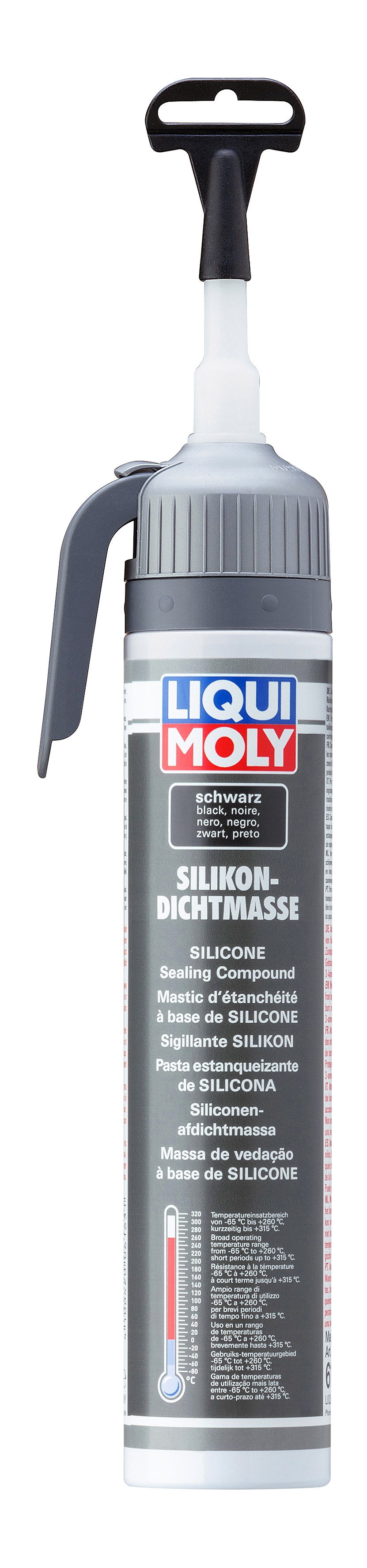 LIQUI MOLY Silikondichtmasse schwarz, 200 ml (6185) LIQUI MOLY Silikondichtmasse schwarz, 200 ml (6185)