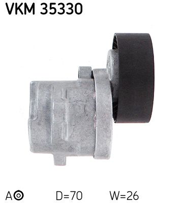 SKF Spannrolle, Keilrippenriemen (VKM 35330)