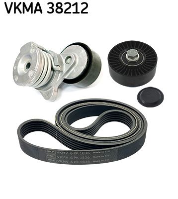SKF Keilrippenriemensatz (VKMA 38212)
