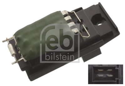 FEBI BILSTEIN Widerstand, Innenraumgebläse (45415) Thumbnail