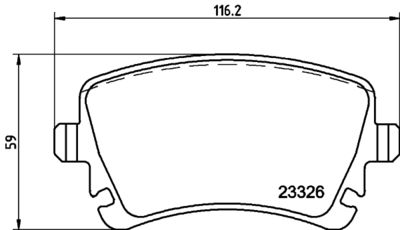 HELLA Bremsbelagsatz, Scheibenbremse (8DB 355 011-531)