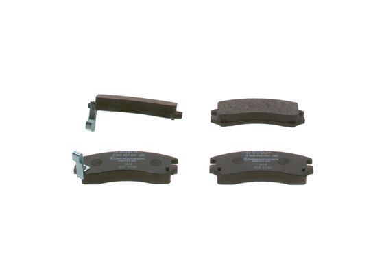 BOSCH Bremsbelagsatz, Scheibenbremse (0 986 493 450)