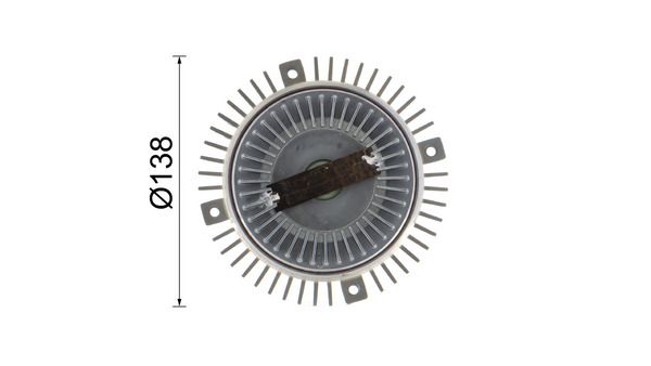 MAHLE Kupplung, Kühlerlüfter (CFC 64 000P)