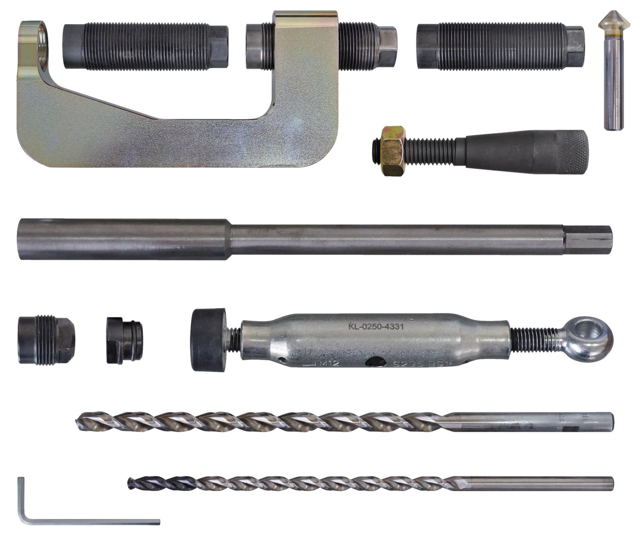 Klemmschrauben Ausbohrwerkzeug-Satz, VW-Audi (KL-0250-43 KB)