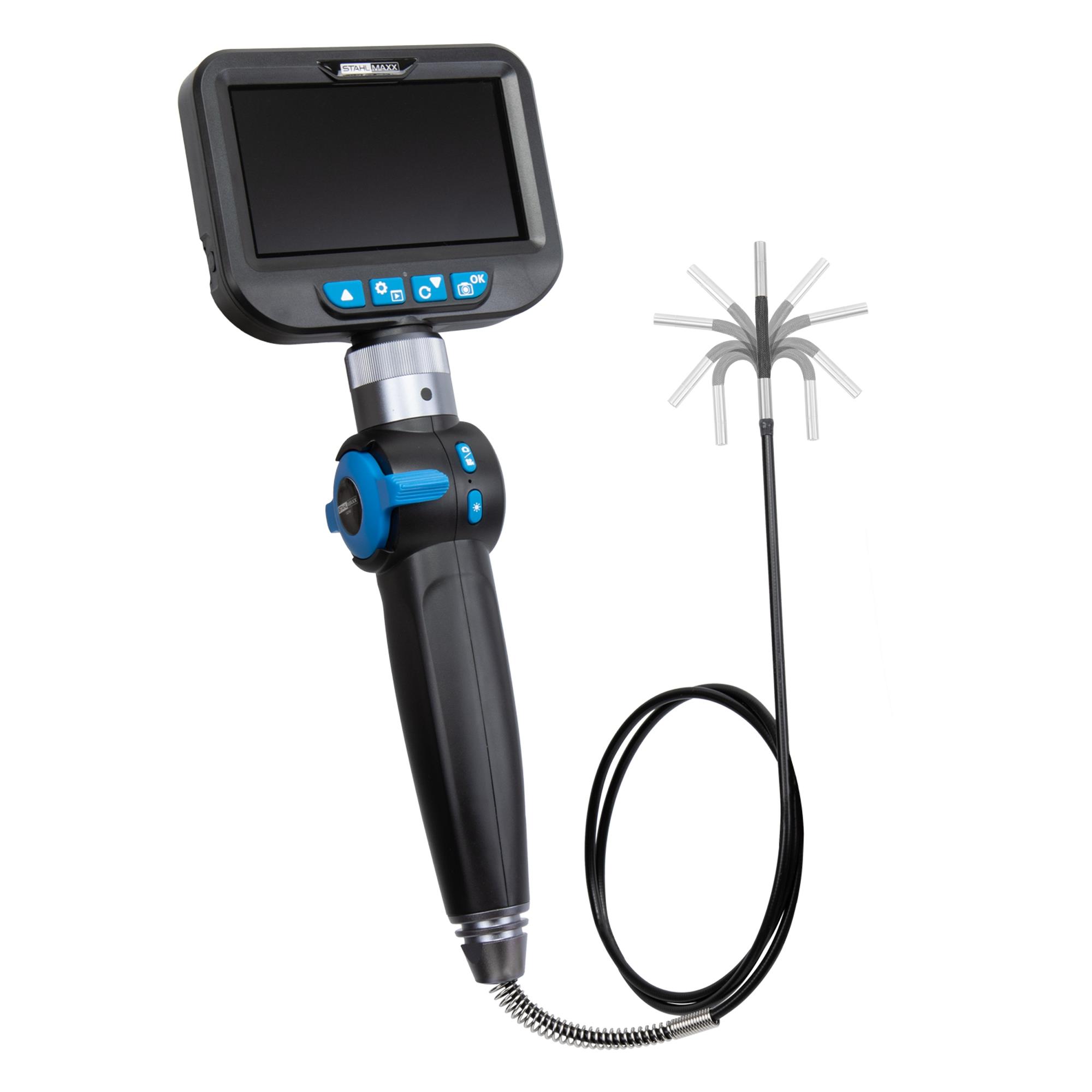 Inspektionskamera, 4 mm, schwenkbar, mit Full-HD-Display Inspektionskamera, 4 mm, schwenkbar, mit Full-HD-Display