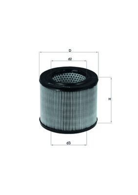 MAHLE Luftfilter (LX 194)