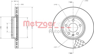 METZGER Bremsscheibe (6110138)