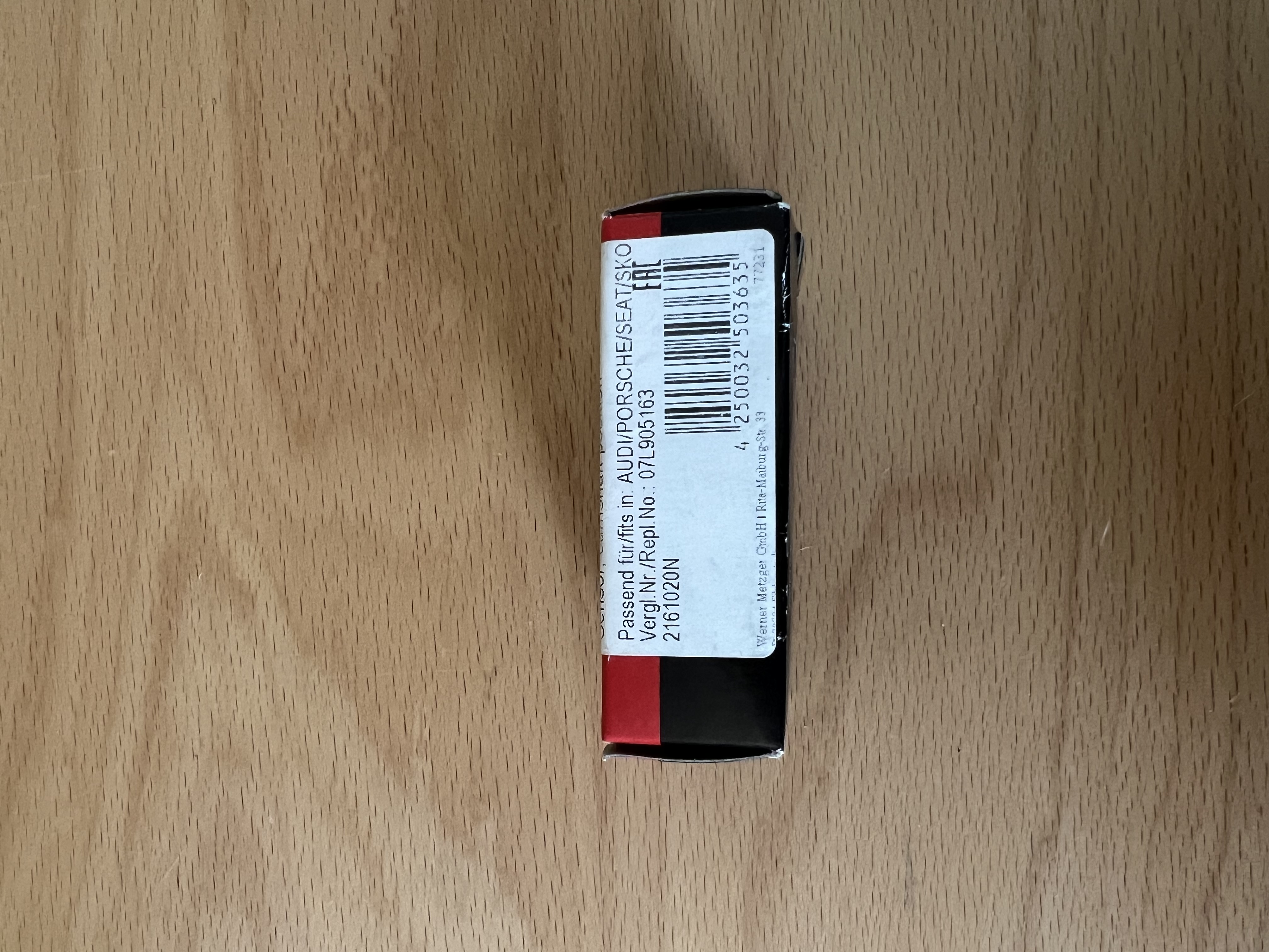 VERSANDRÜCKLÄUFER - METZGER Sensor, Nockenwellenposition (0903071) 