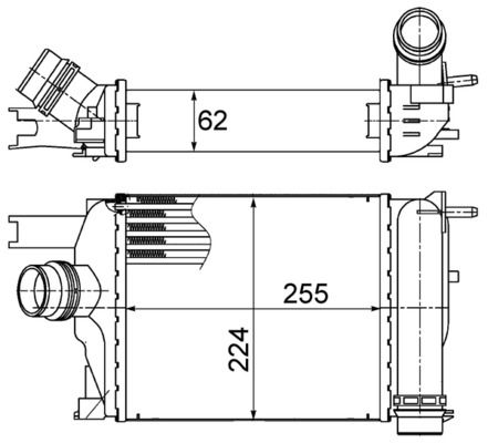 MAHLE Ladeluftkühler (CI 497 000S) Thumbnail