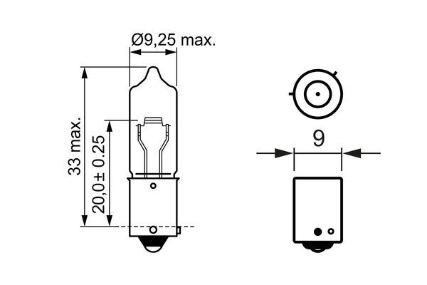 BOSCH Glühlampe, Blinkleuchte (1 987 302 533)