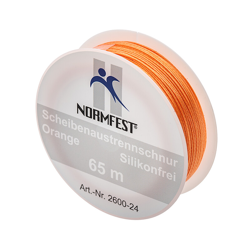 SCHEIBENAUSTRENNSCHNUR 65 M. ORANGE (2600-24) | NORMFEST