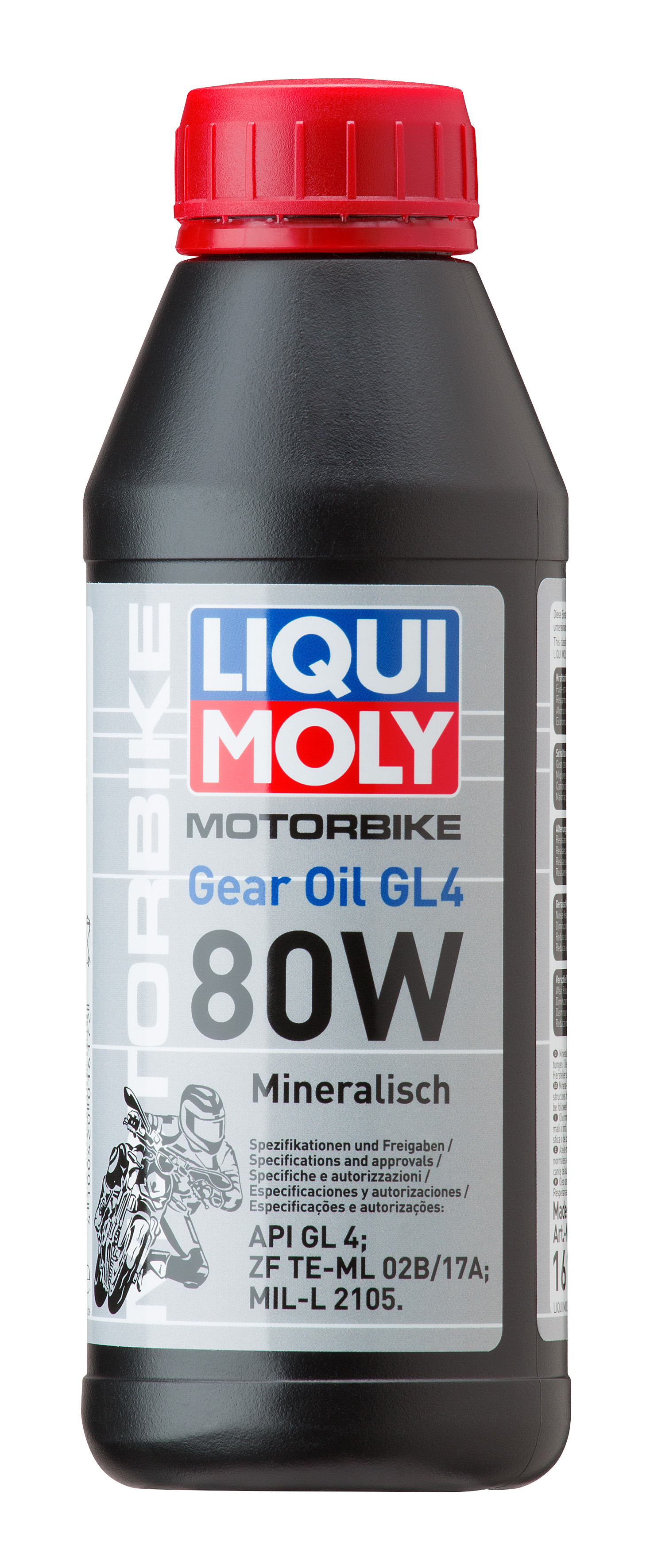 LIQUI MOLY Motorbike Gear Oil (GL4) 80W, 500 ml (1617)