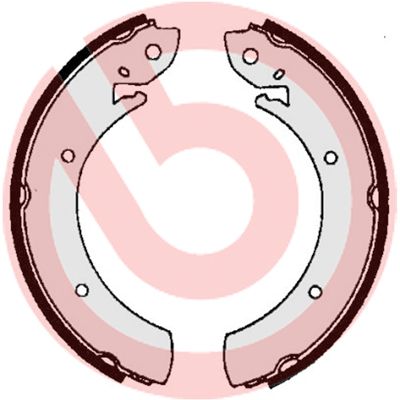 BREMBO Bremsbackensatz (S 68 516)