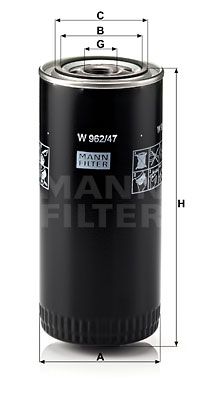MANN-FILTER Ölfilter (W 962/47)