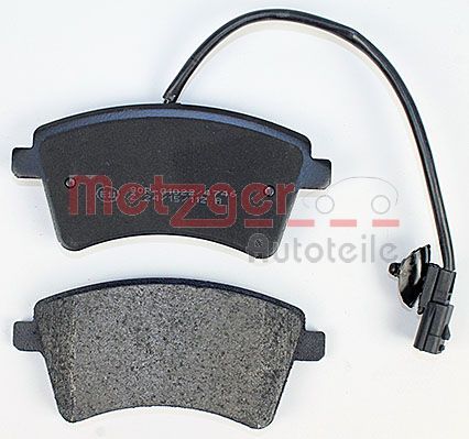 METZGER Bremsbelagsatz, Scheibenbremse (1170776)
