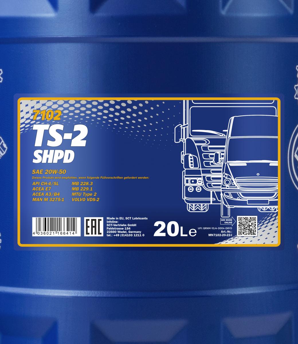 MN TS-2 20W-50 SHPD