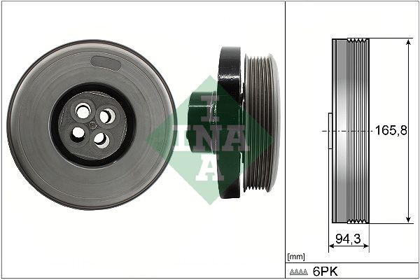 Schaeffler INA Riemenscheibe, Kurbelwelle (544 0602 10)
