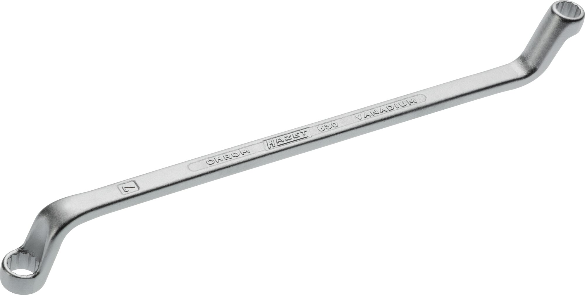 HAZET Doppel-Ringschlüssel 630-6X7 ∙ Außen-Doppel-Sechskant Profil ∙ 6 x 7 mm