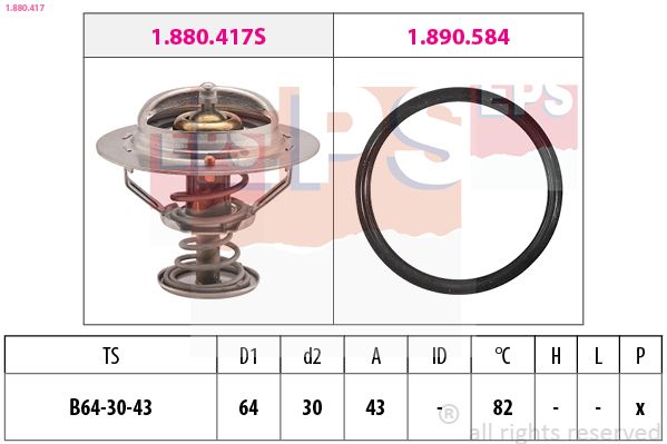 EPS Thermostat, Kühlmittel (1.880.417) Thumbnail