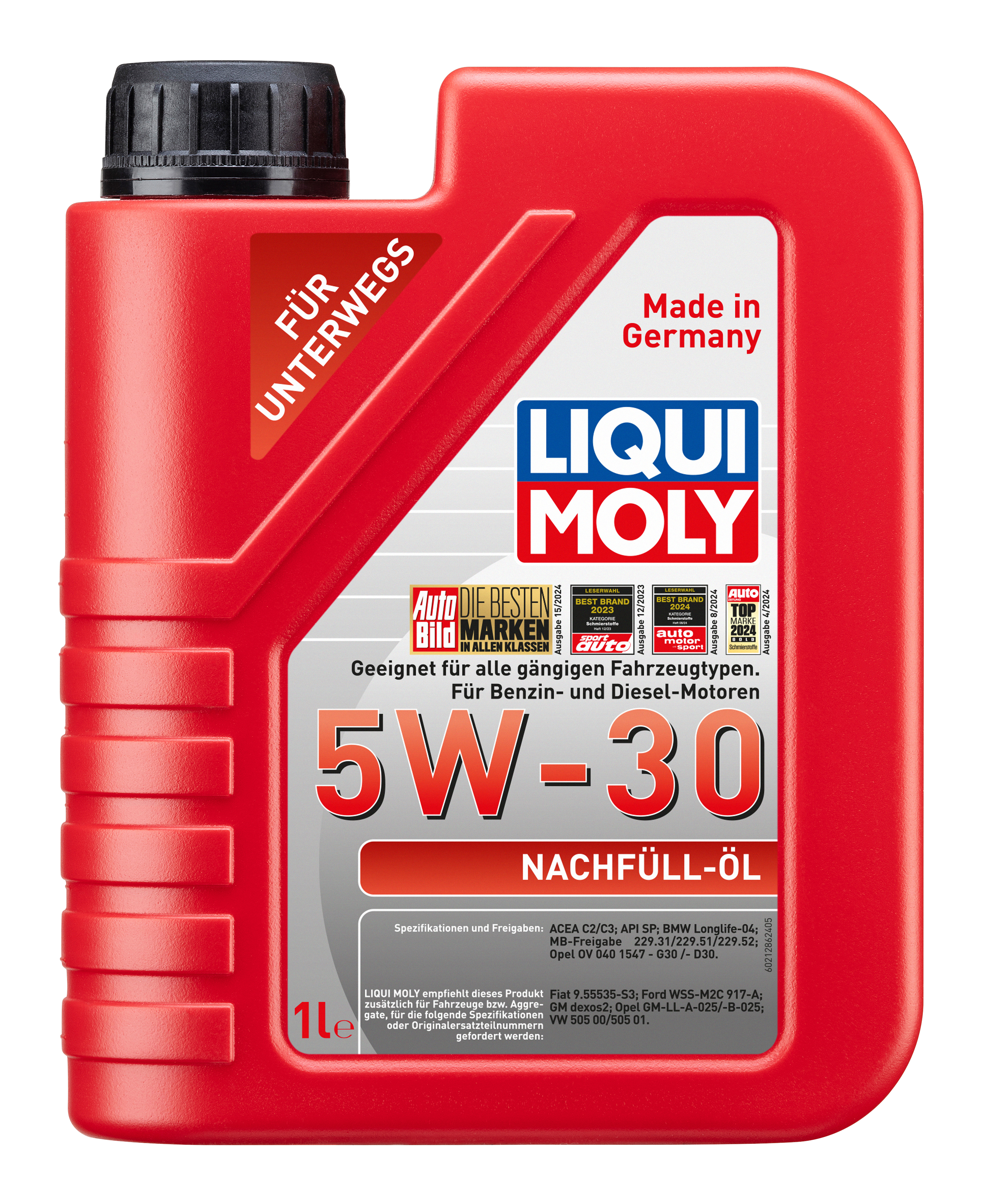 LIQUI MOLY Nachfüll-Öl 5W-30, 1 l (21286)