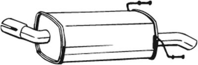 BOSAL Endschalldämpfer (185-099) Thumbnail
