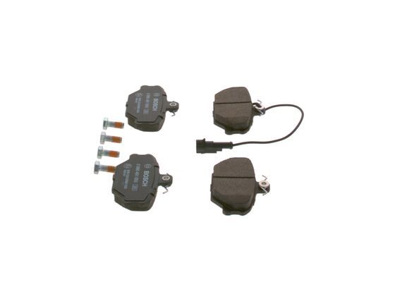 BOSCH Bremsbelagsatz, Scheibenbremse (0 986 491 050)