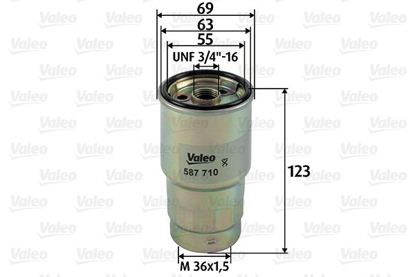VALEO Kraftstofffilter (587710)