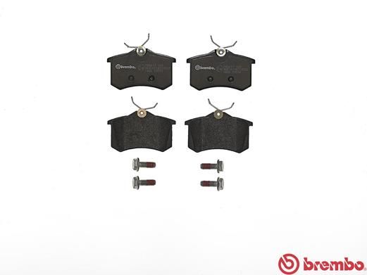 BREMBO Bremsbelagsatz, Scheibenbremse (P 85 017)