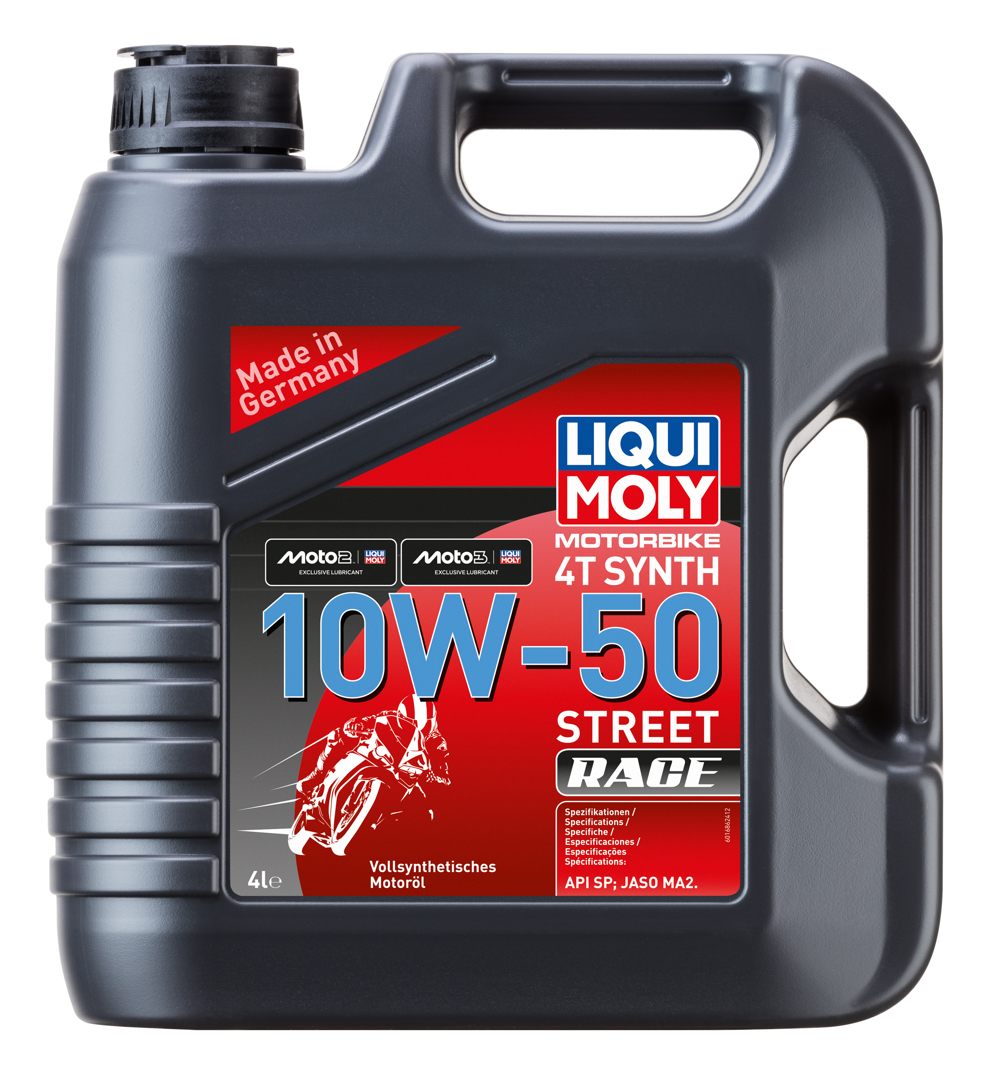 LIQUI MOLY Motorbike 4T Synth 10W-50 Street Race, 4 l (1686)