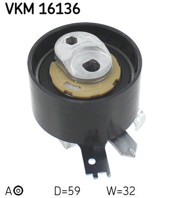 SKF Spannrolle, Zahnriemen (VKM 16136) 7316577165633 VKM 16136