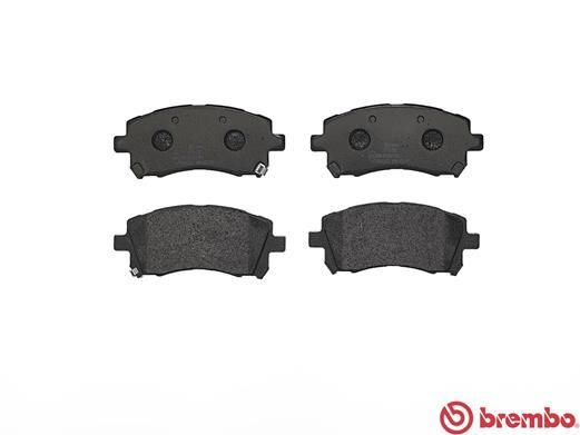 BREMBO Bremsbelagsatz, Scheibenbremse (P 78 010)