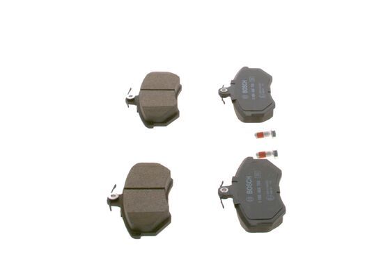BOSCH Bremsbelagsatz, Scheibenbremse (0 986 466 700)