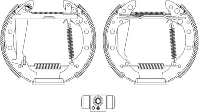 HELLA Bremsbackensatz (8DB 355 004-961)