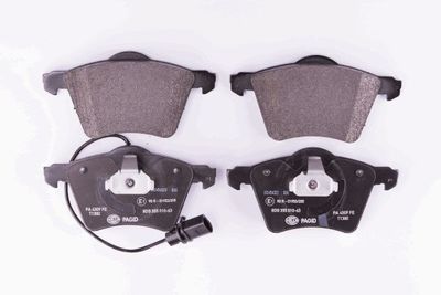 HELLA Bremsbelagsatz, Scheibenbremse (8DB 355 010-631)