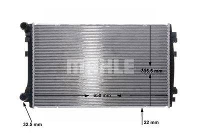 MAHLE Kühler, Motorkühlung (CR 2054 000S) MAHLE Kühler, Motorkühlung (CR 2054 000S)