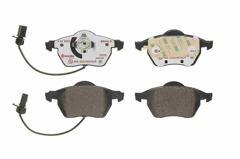 BREMBO Bremsbelagsatz, Scheibenbremse (P 85 085X)