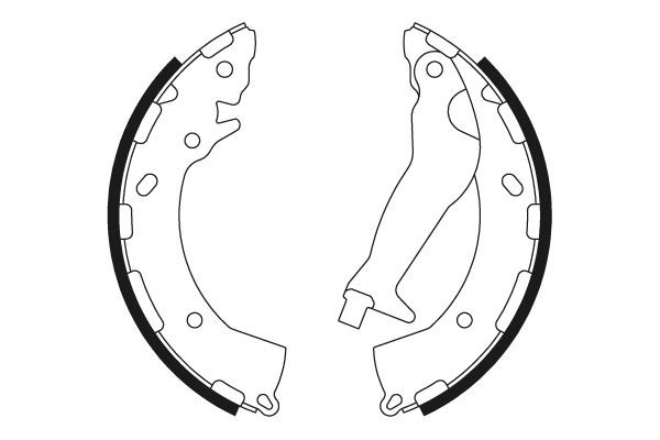 TEXTAR Bremsbackensatz (91072600)