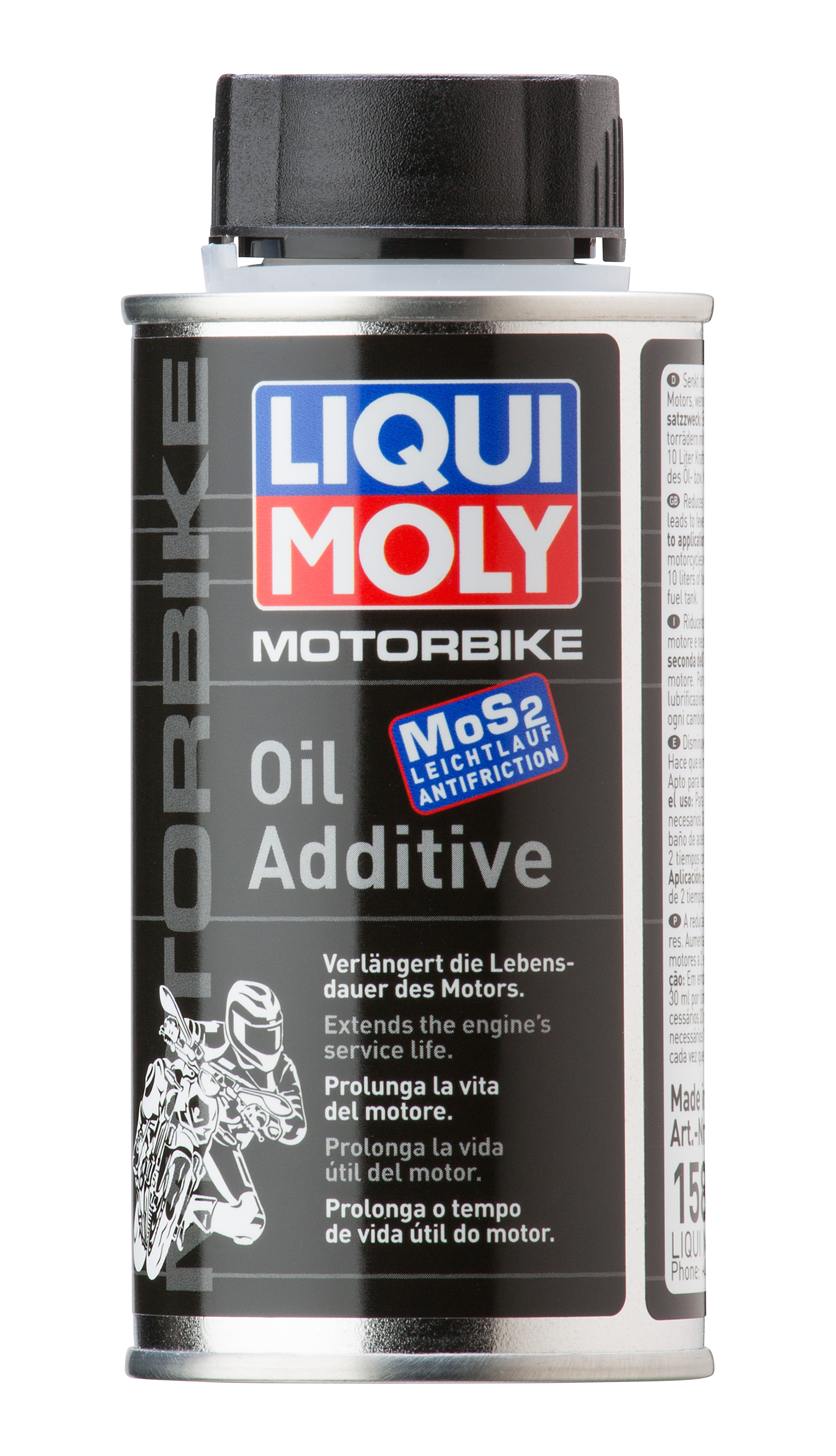 LIQUI MOLY Motorbike Oil Additive, 125 ml (1580)