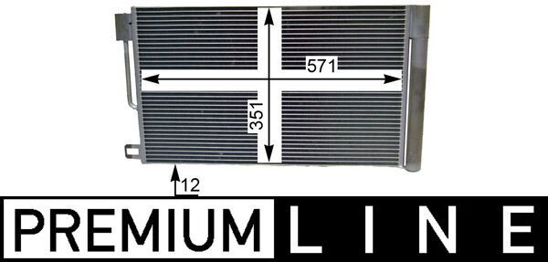 MAHLE Kondensator, Klimaanlage (AC 367 000P)