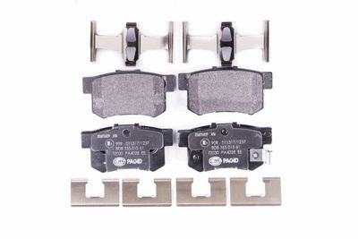 HELLA Bremsbelagsatz, Scheibenbremse (8DB 355 015-611)