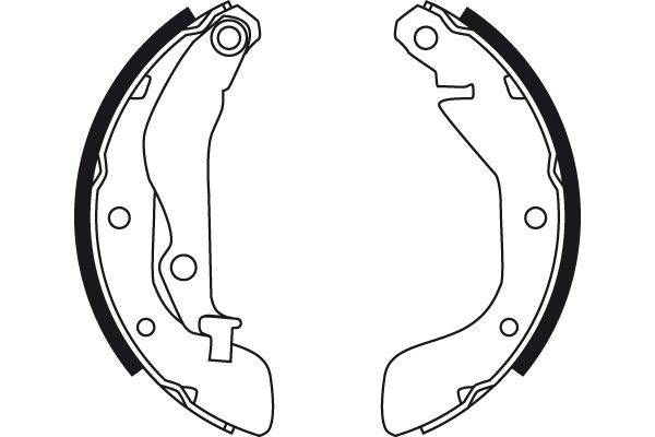 TRW Bremsbackensatz (GS8760) TRW Bremsbackensatz (GS8760)