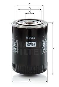 MANN-FILTER Ölfilter (W 9066)