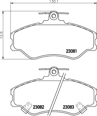 HELLA Bremsscheibe (8DD 355 131-991)