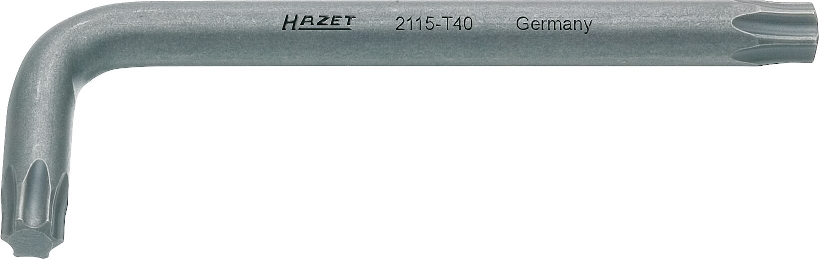 HAZET Winkelschraubendreher 2115-T45 ∙ Innen TORX® Profil ∙ T45