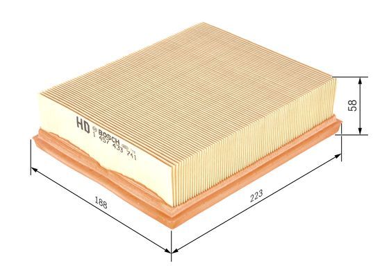 BOSCH Luftfilter (1 457 433 741) BOSCH Luftfilter (1 457 433 741)