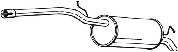 BOSAL Endschalldämpfer (280-161) Thumbnail