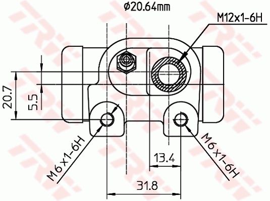 TRW Radbremszylinder (BWF126)
